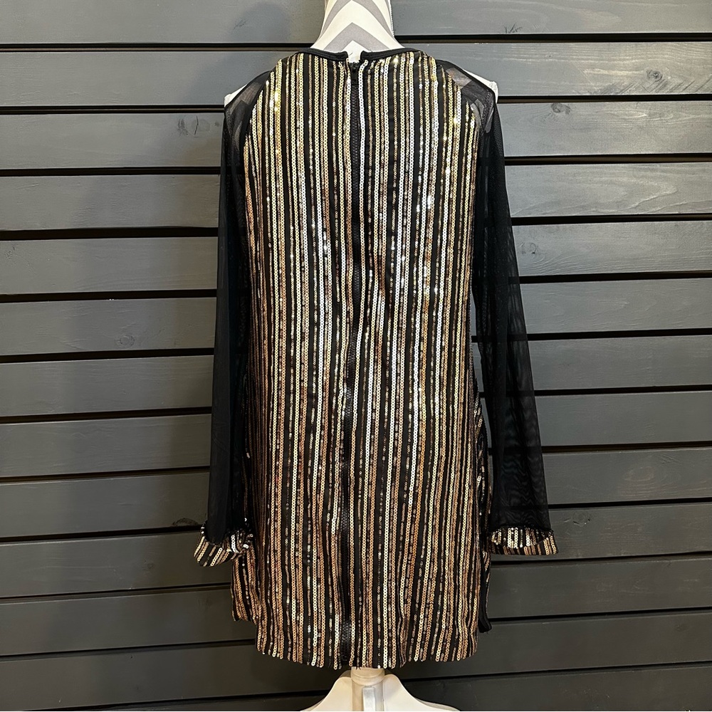 Revolution Dancewear Large Adult Sequin Mesh Dress - image 8